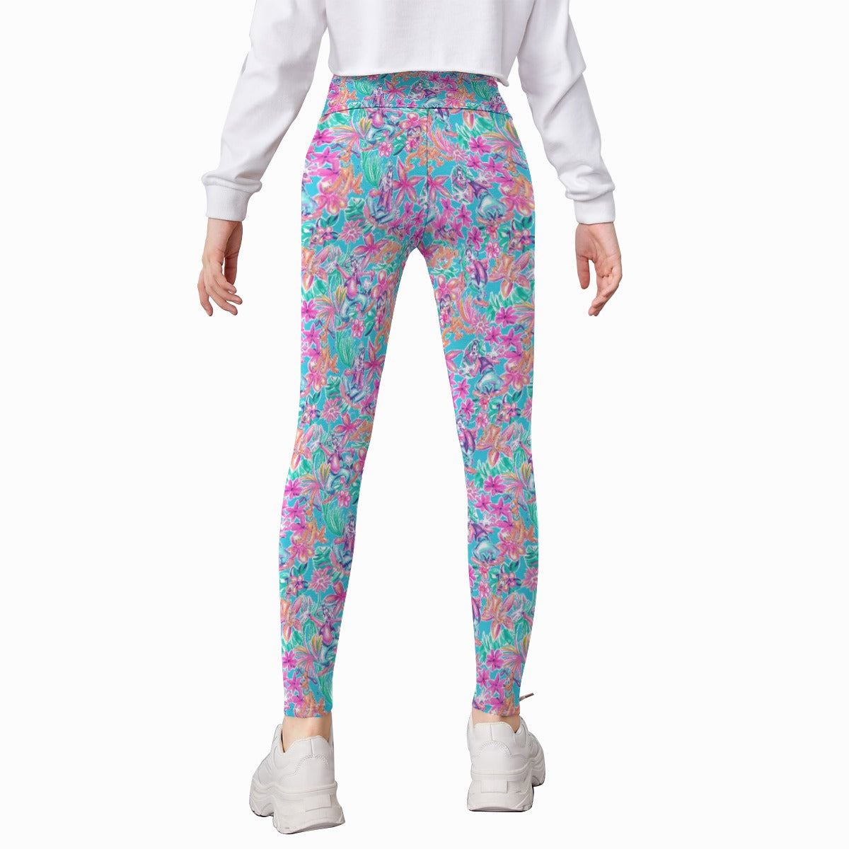 Tropical Bloom Fiesta - Playful Duo - Kid's Leggings