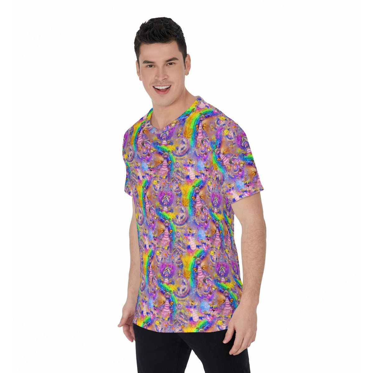 Figment Watercolor Rainbow - Men's Short Sleeve T-Shirt