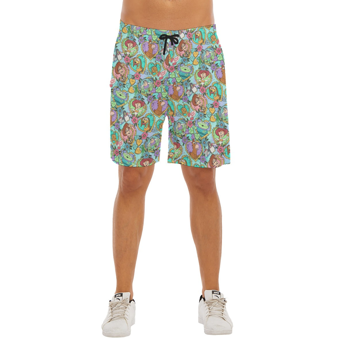 Tattoo Hearts Toy Story - Men’s Pocket Beach Shorts