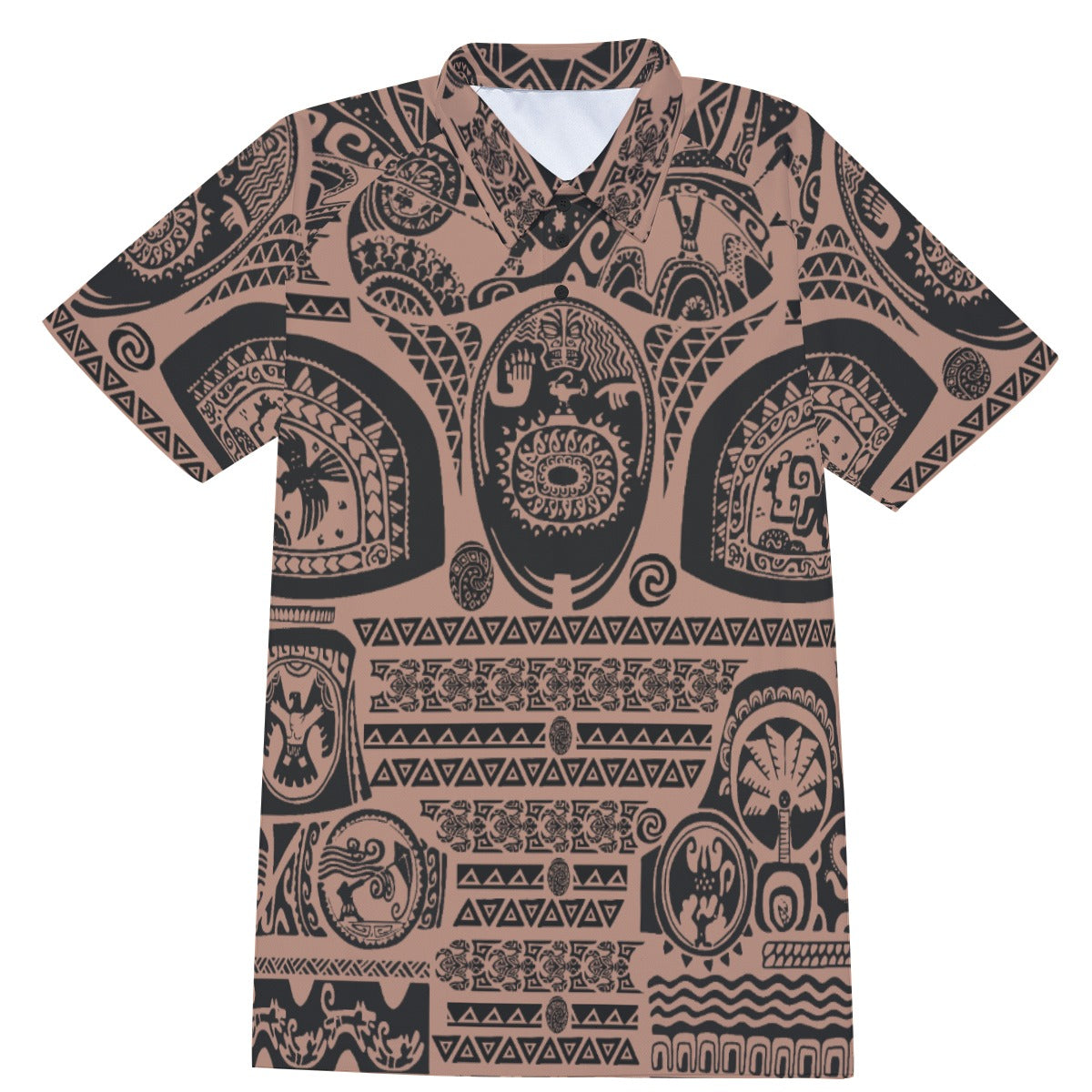 Polynesian Tattoo Motifs - Men's Polo Shirt