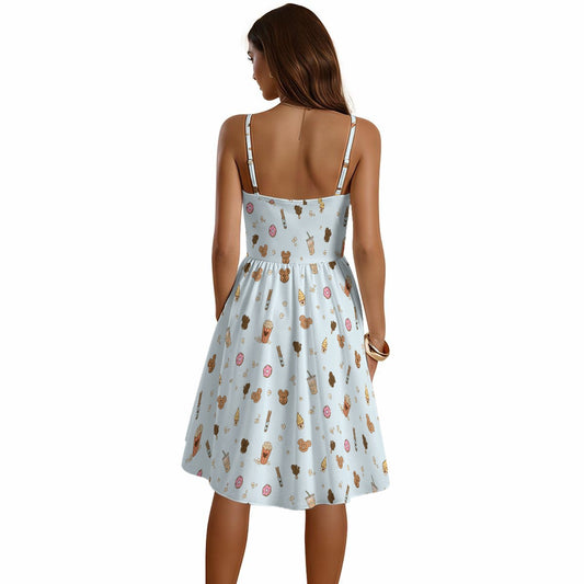 Minimal Snackcore - Women's Sweetheart Cami Dress