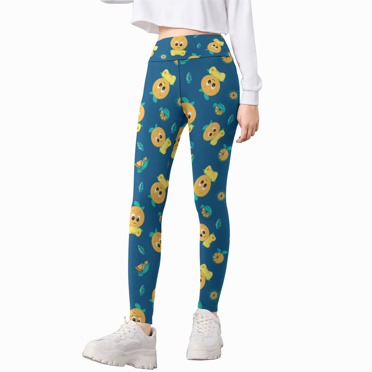 Cheerful Citrus Bird - Kid's Leggings