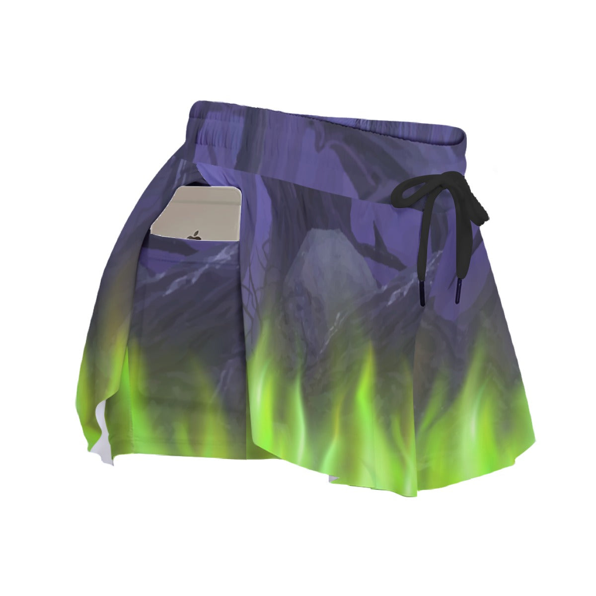 Enchanted Thorn Forest - Women's Flowy Pocket Shorts