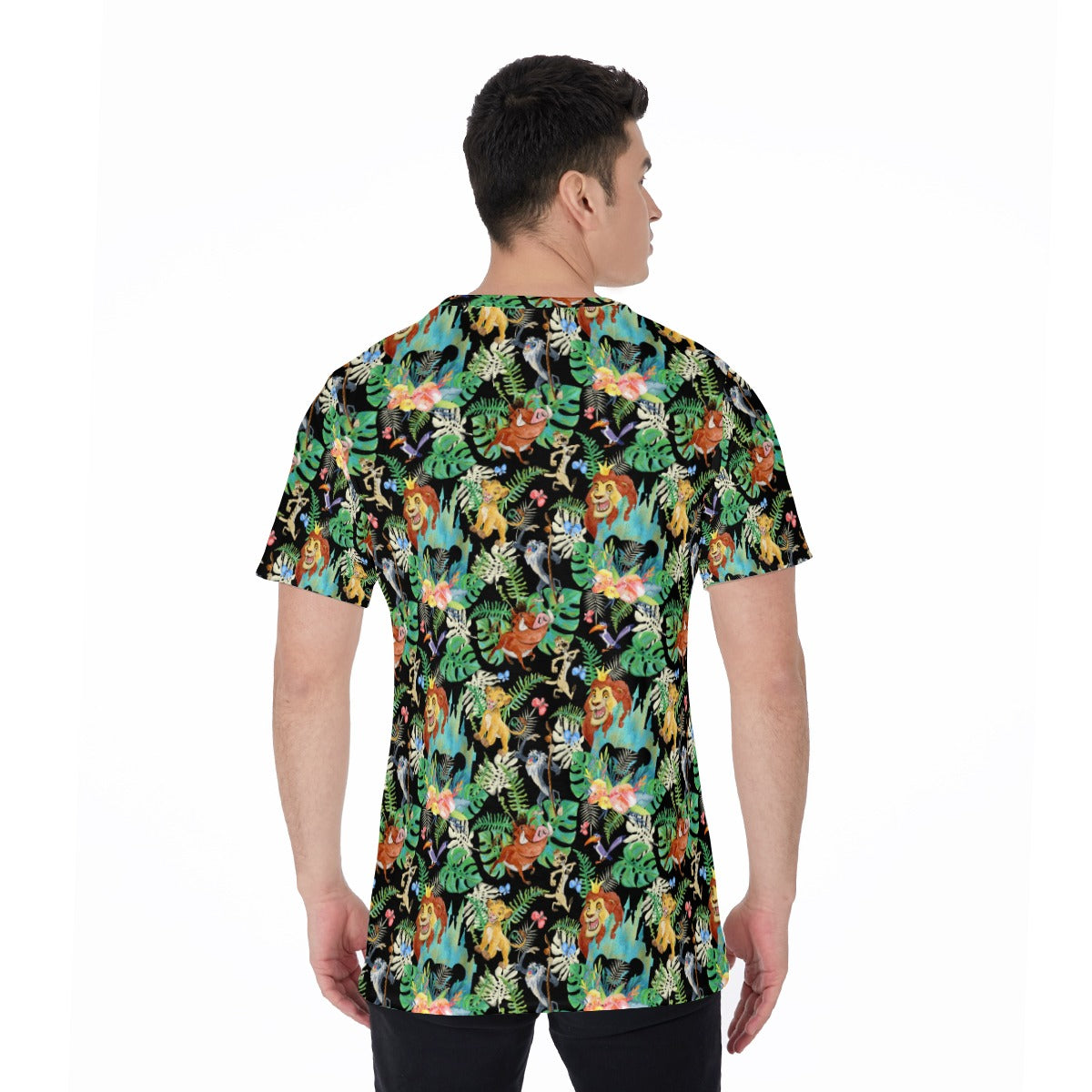 Watercolor Jungle Pride - Men's Short Sleeve T-Shirt
