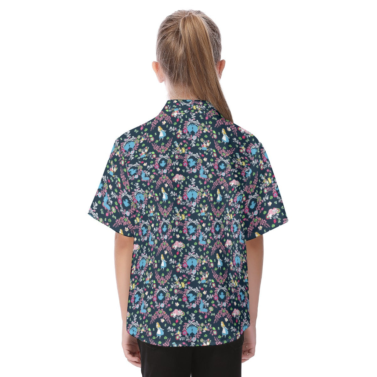 Garden Whimsy - Wonderland Dreams - Kid's Hawaiian Button Up Shirt