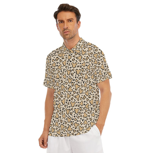 Mouse Ears Animal Print - Men's Polo Shirt