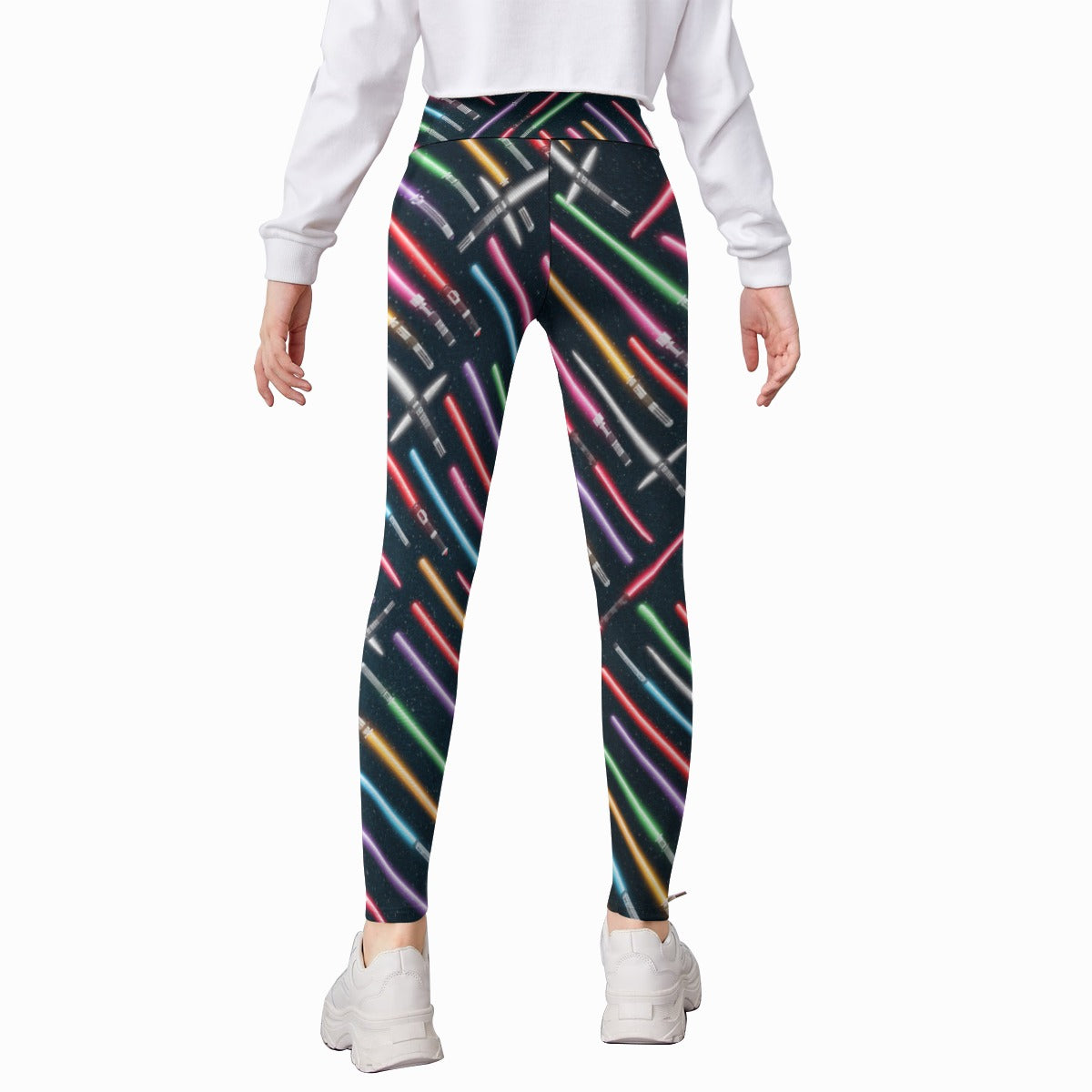 Vibrant Galaxy Sabers - Kid's Leggings