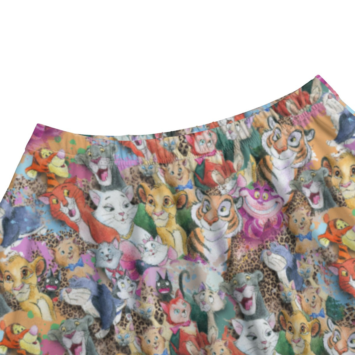 Whimsical Storybook Cats - Women’s Pocket Midi Skirt