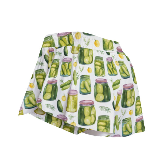 Perfect Pickle Jars - Women's Flowy Pocket Shorts