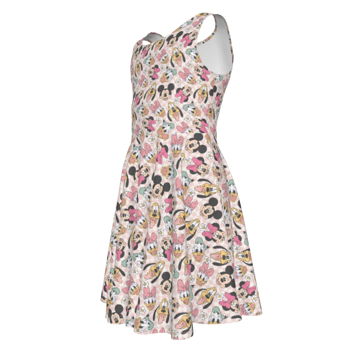 Pastel Picnic Party - Kid's Sleeveless Skater Dress
