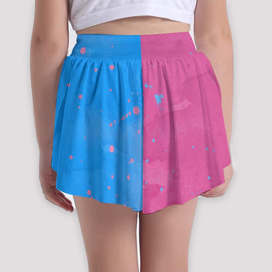 Pink or Blue Fairytale Dress - Girls’ Flowy Pocket Shorts