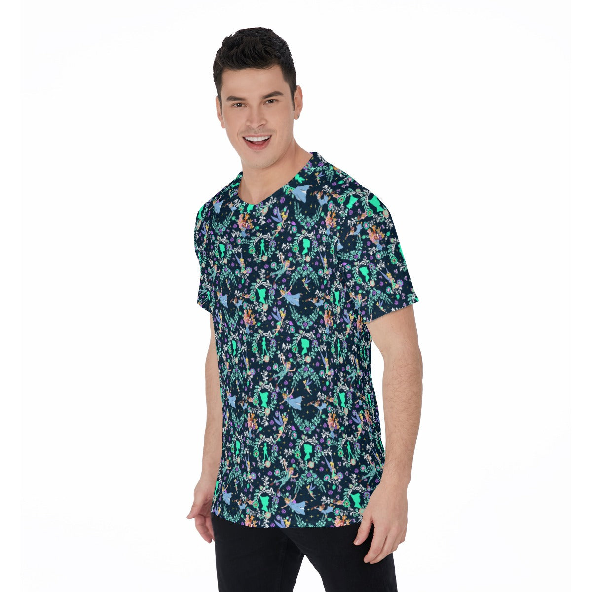 Garden Whimsy - Neverland Flight - Men's Short Sleeve T-Shirt