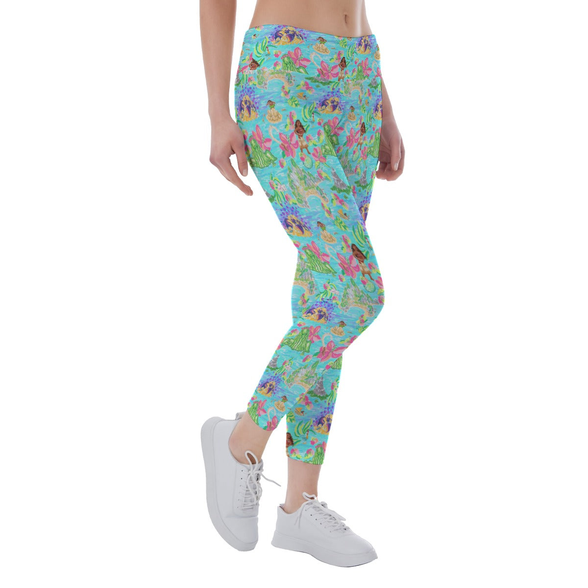 Tropical Island Paradise - Women's Yoga Leggings