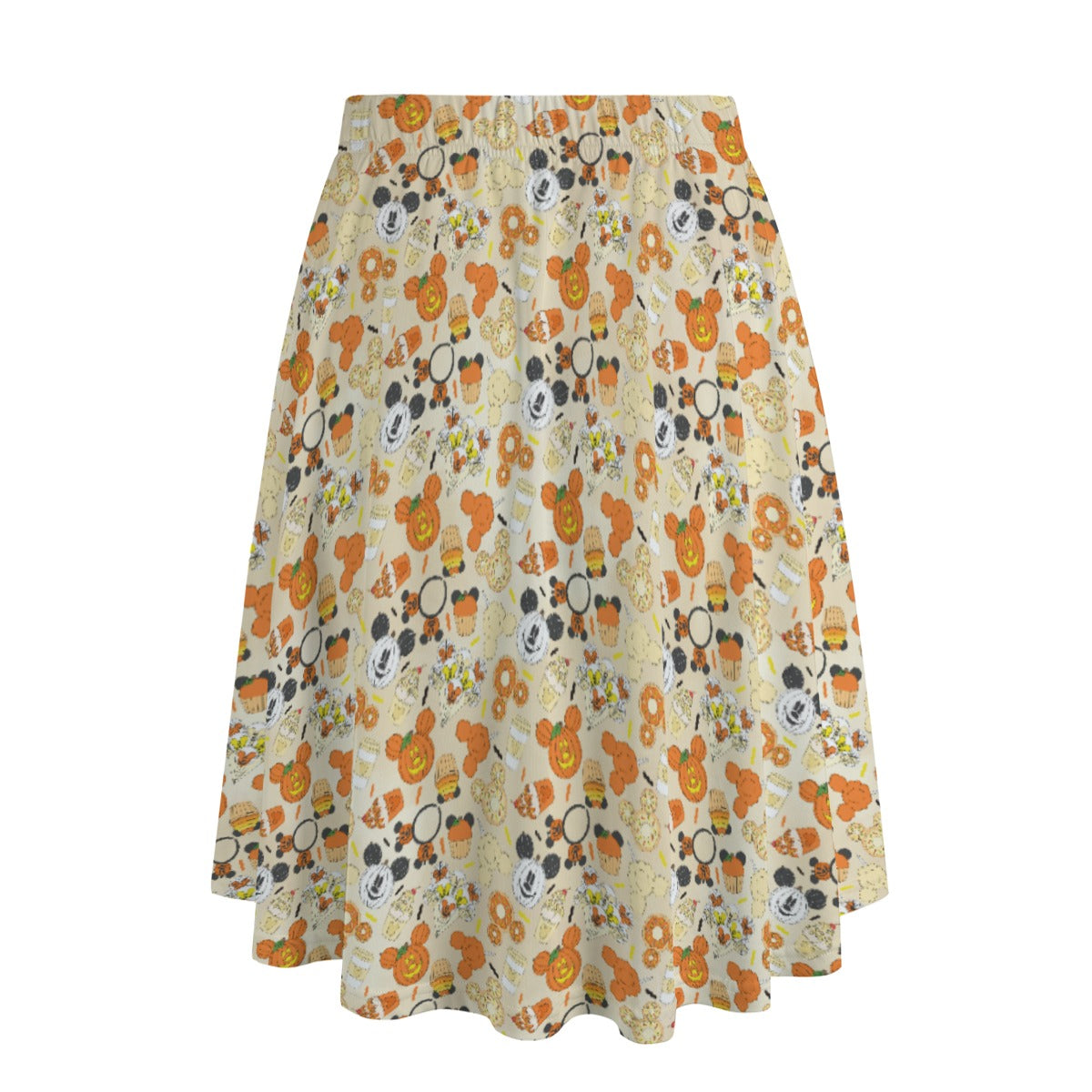 Halloween Snack Treats - Women’s Pocket Midi Skirt