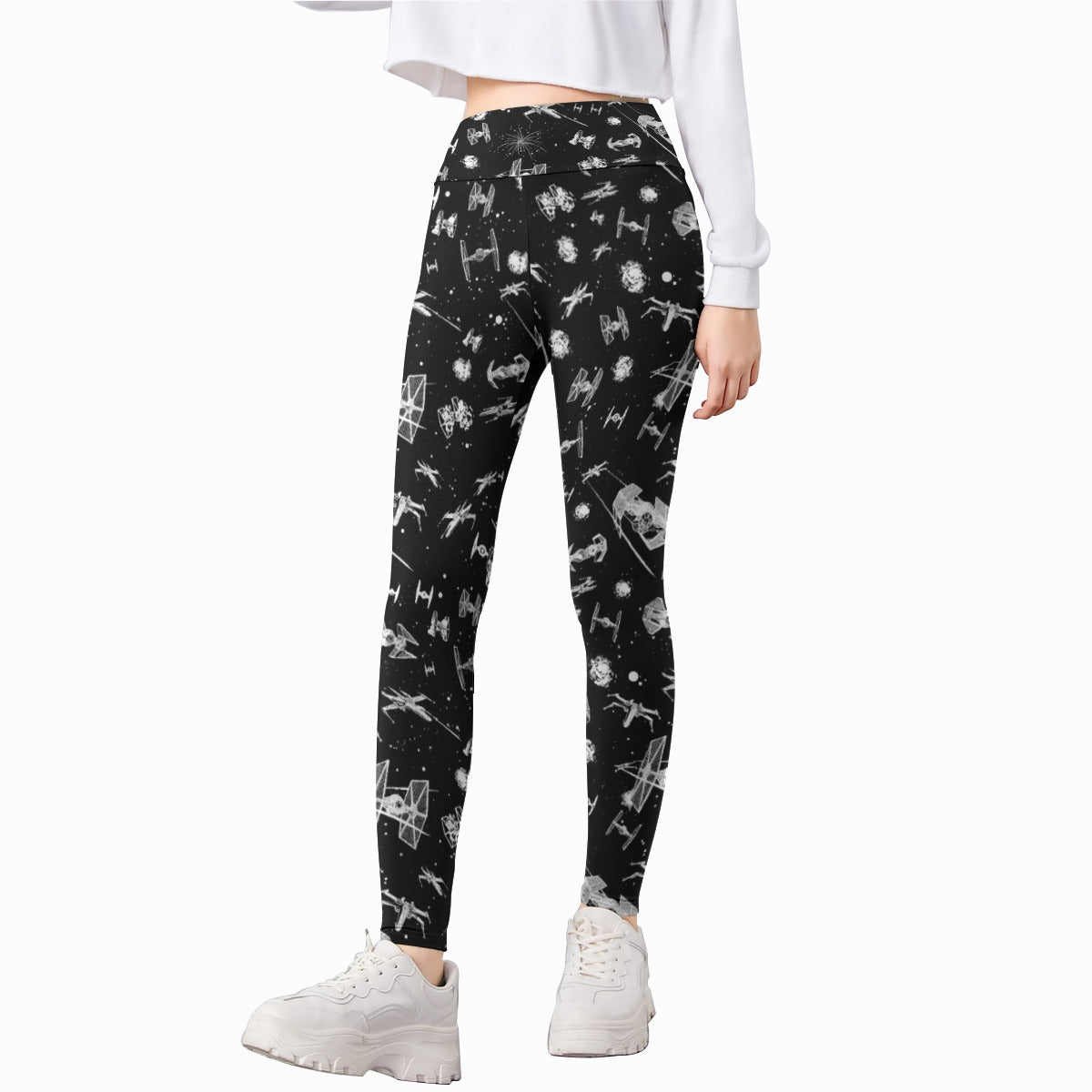 Epic Space Battle Ships - Kid's Leggings