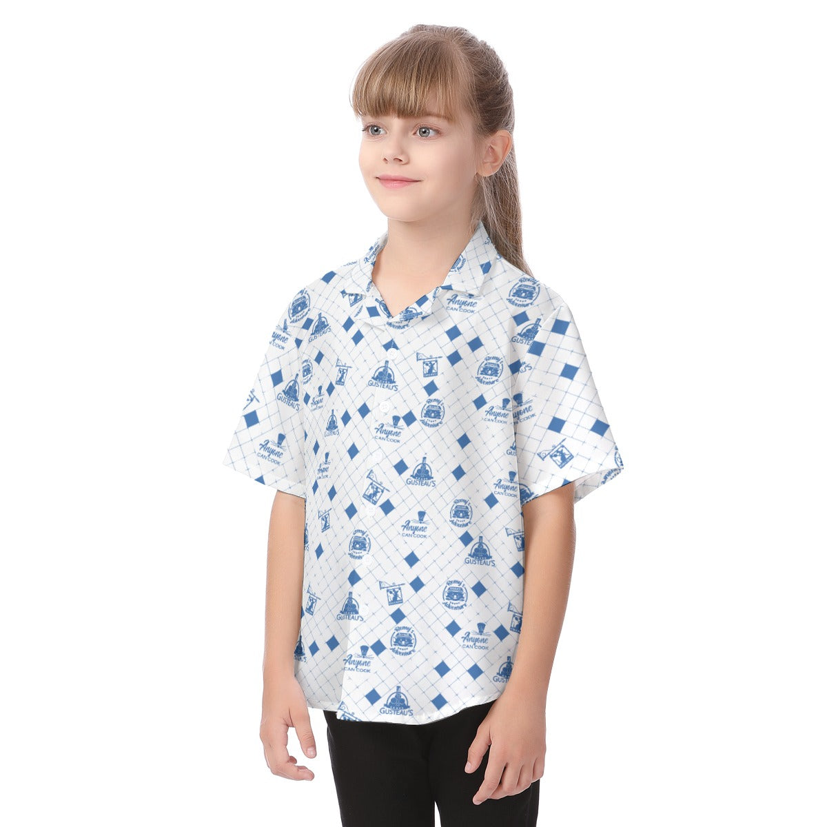 Chez Little Chef - Kid's Hawaiian Button Up Shirt