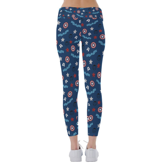 American Superhero - Women's Yoga Leggings