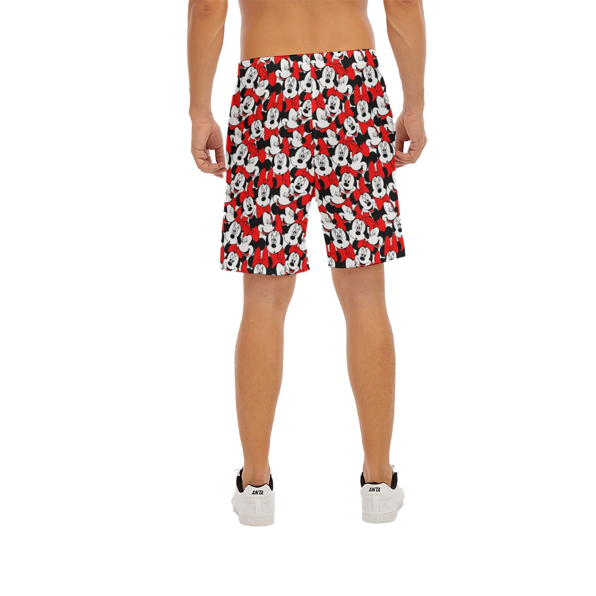 Many Faces of Polka Dot Mouse - Men’s Pocket Beach Shorts