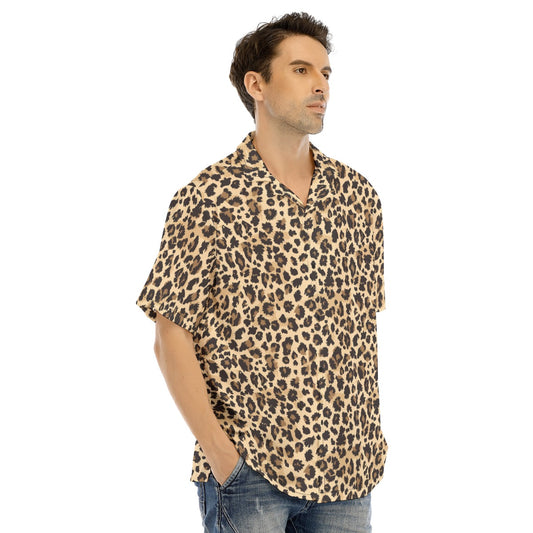Animal Print - Cheetah - Men's Hawaiian Button Up Shirt