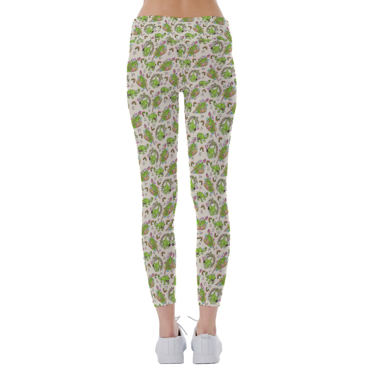 Colorful Chameleon Splash - Women's Yoga Leggings