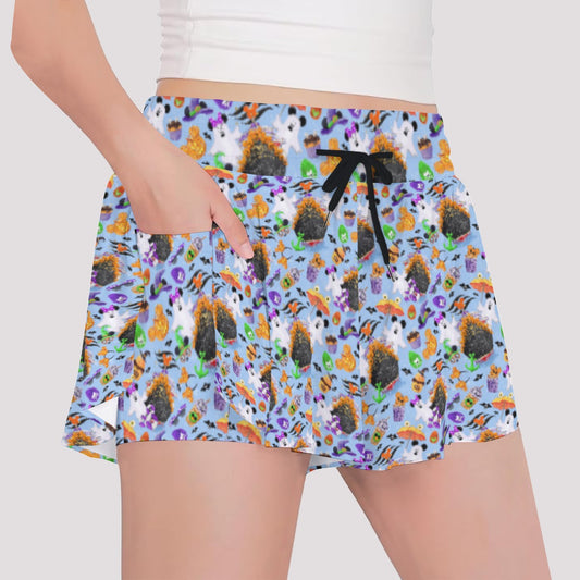 Halloween On The High Seas - Girls’ Flowy Pocket Shorts