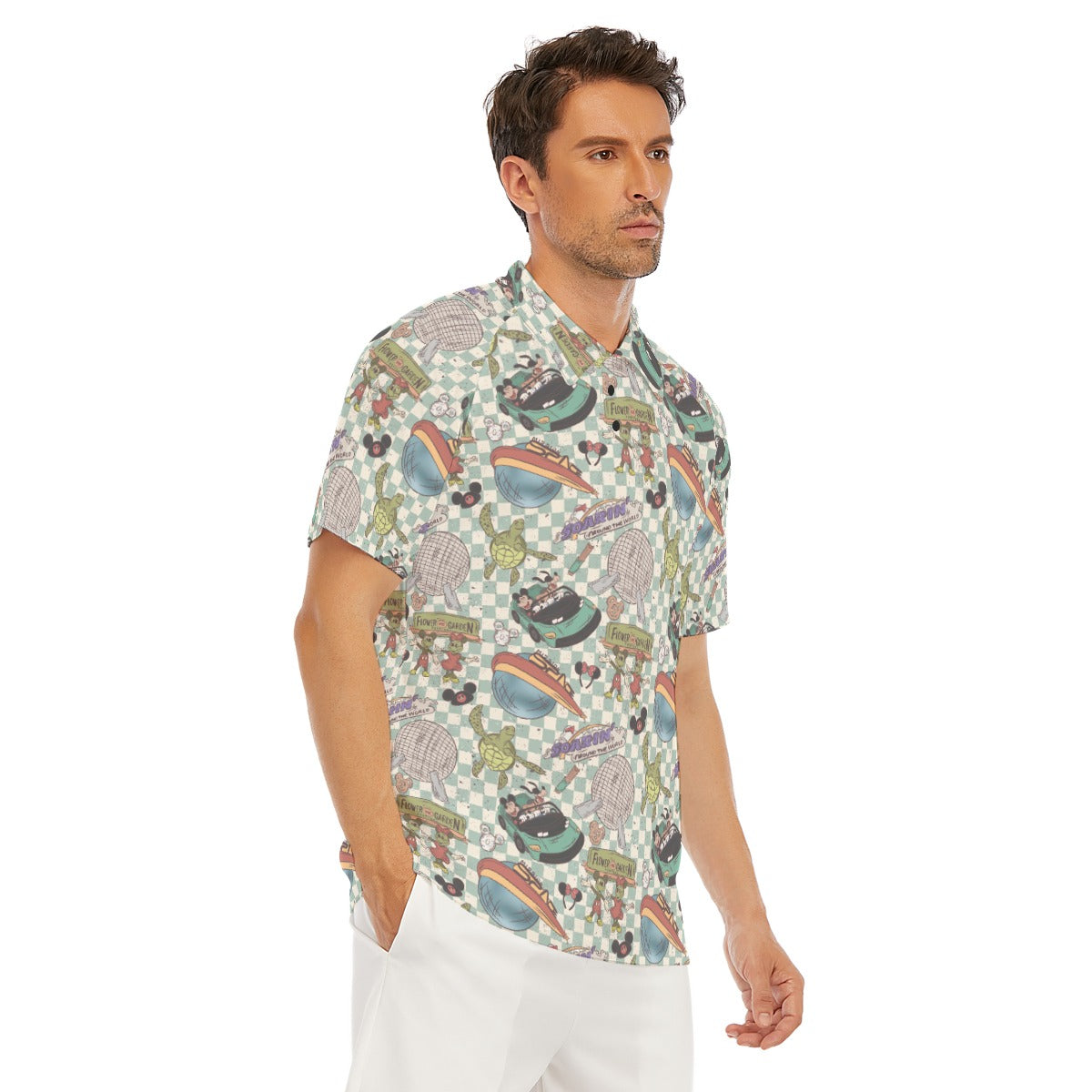 Hand Drawn EC - Men's Polo Shirt