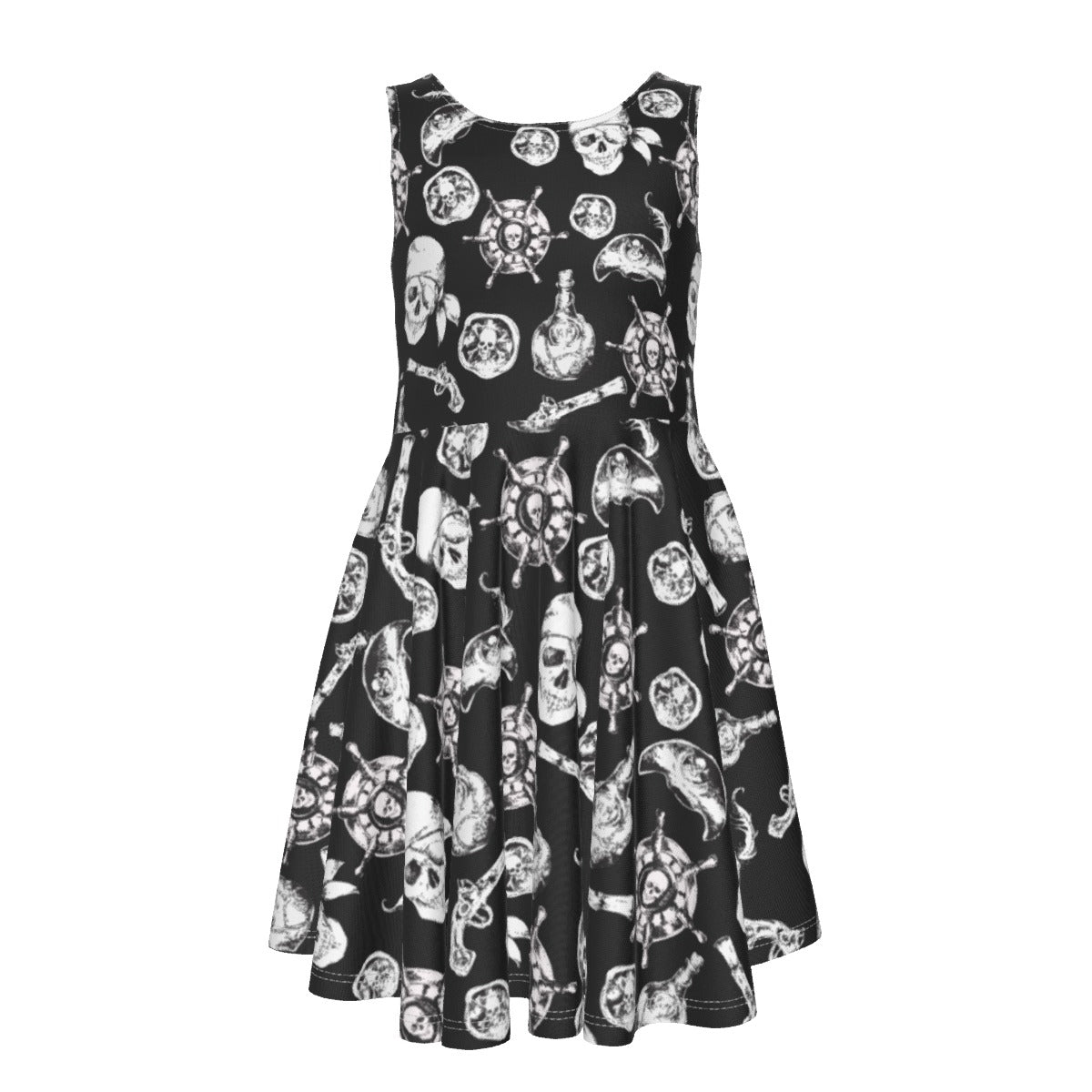A Pirate Life - Kid's Sleeveless Skater Dress