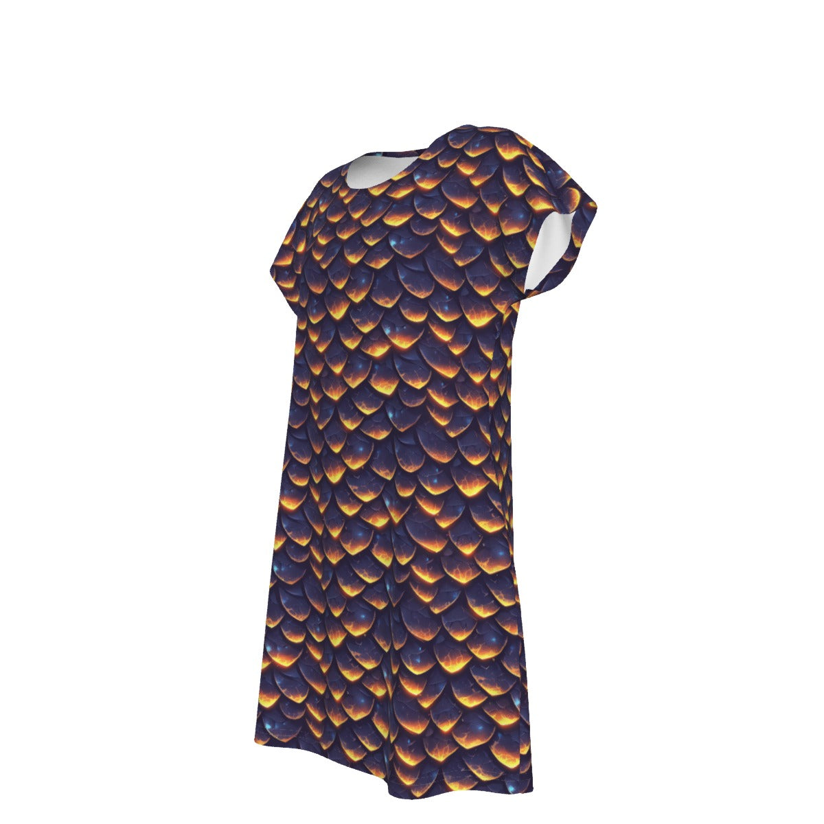Animal Print - Dragon - Women's T-Shirt Dress
