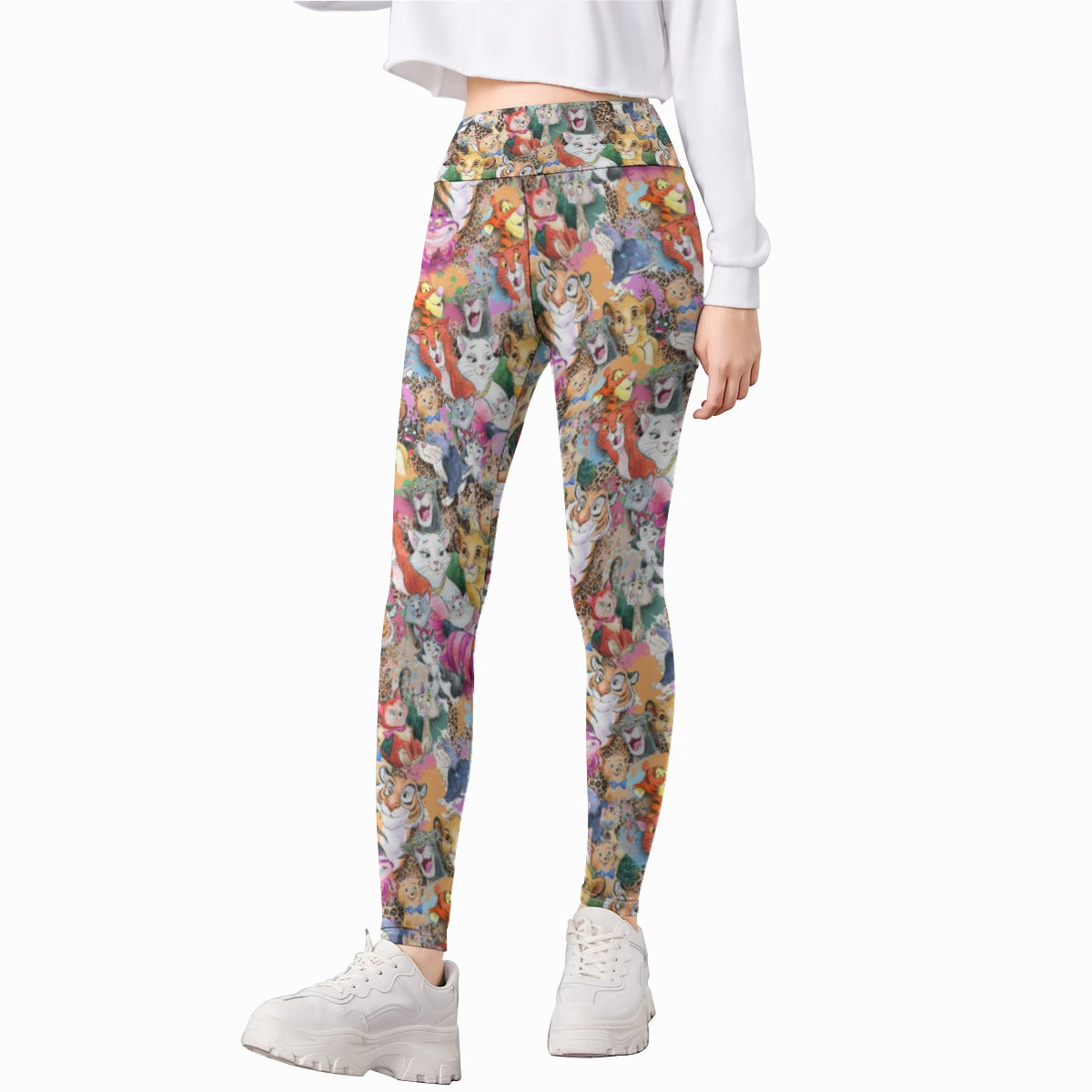 Whimsical Storybook Cats - Kid's Leggings