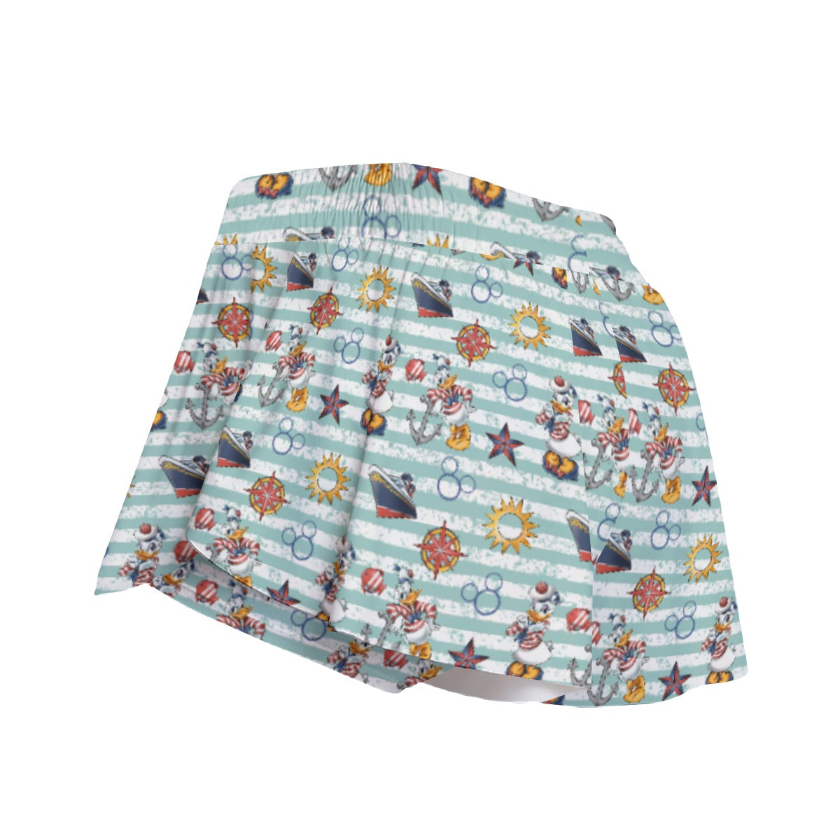 Sailor Duo on Deckaisy - Women's Flowy Pocket Shorts