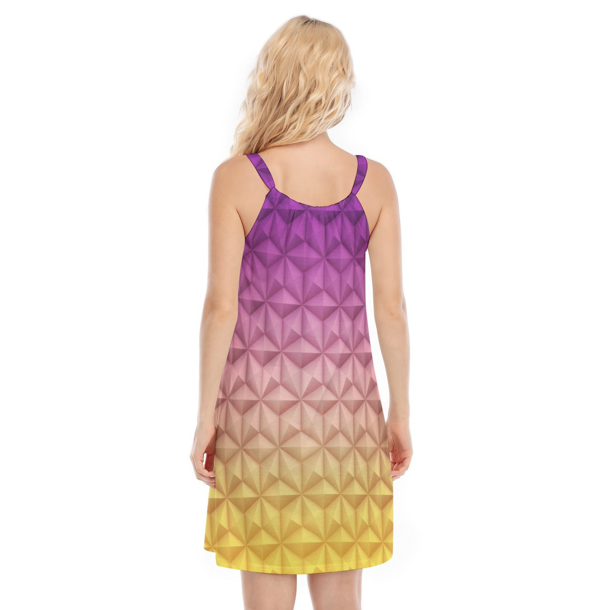 Geometric Spaceship Sphere - Women’s Adjustable Sundress