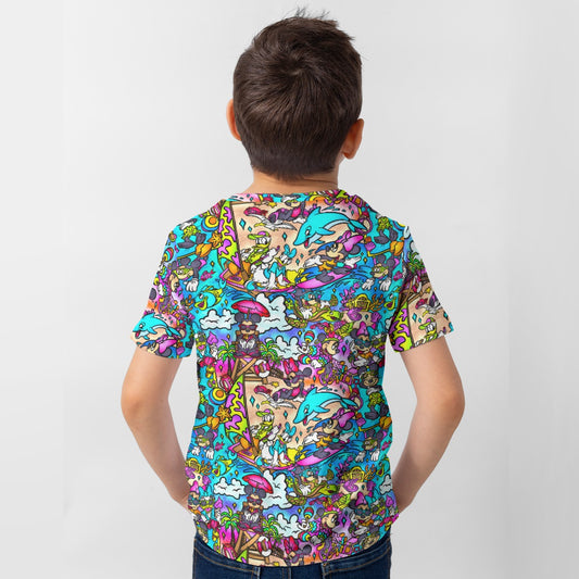 Island Beach Bash - Kid’s Short Sleeve T-Shirt