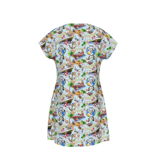 Treasure Voyage Cruise - Women's T-Shirt Dress