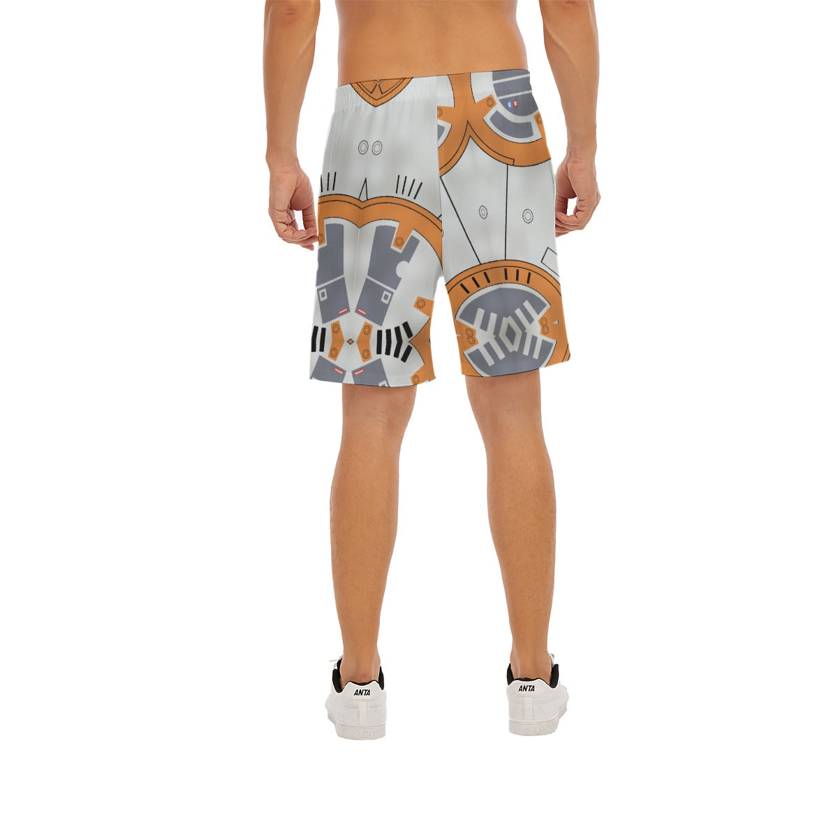 Little Round Droid - Men’s Pocket Beach Shorts