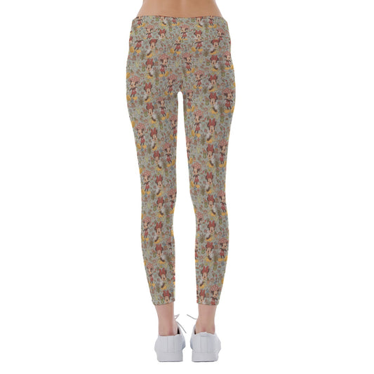 Woodland Frolics Cottagecorennie - Women's Yoga Leggings