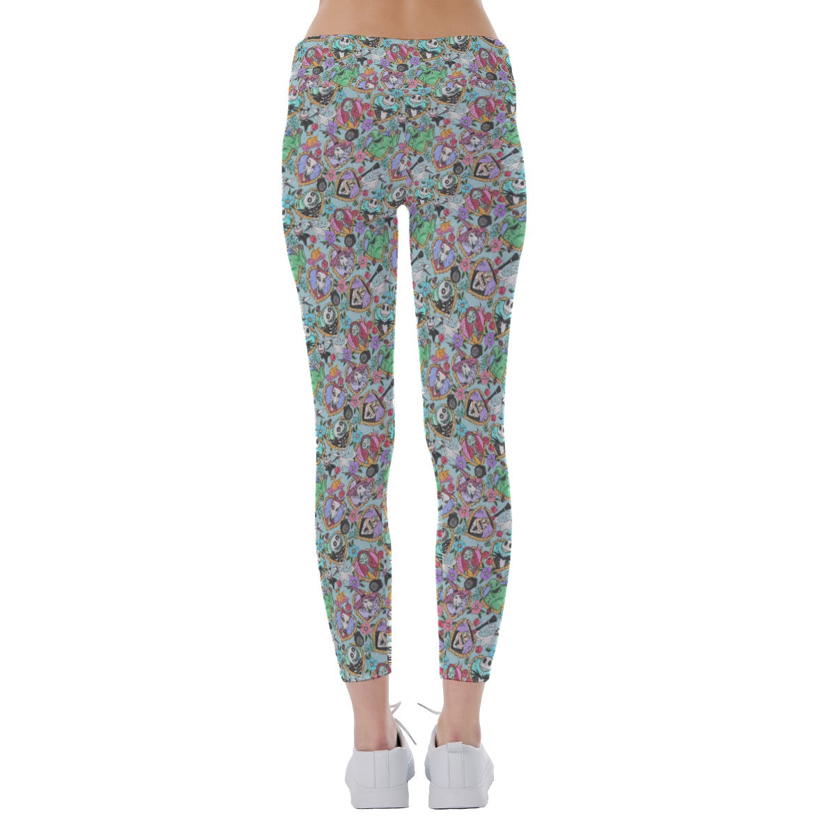 Tattoo Hearts Spooky Crew - Women's Yoga Leggings