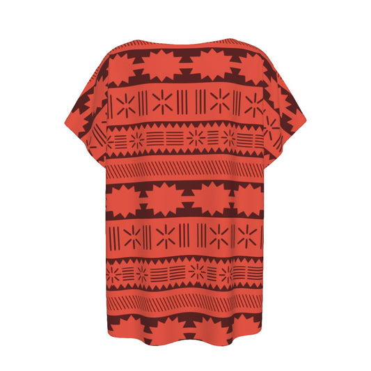 Island Tribal Patterns - Women’s Relaxed Fit Scoop Tee