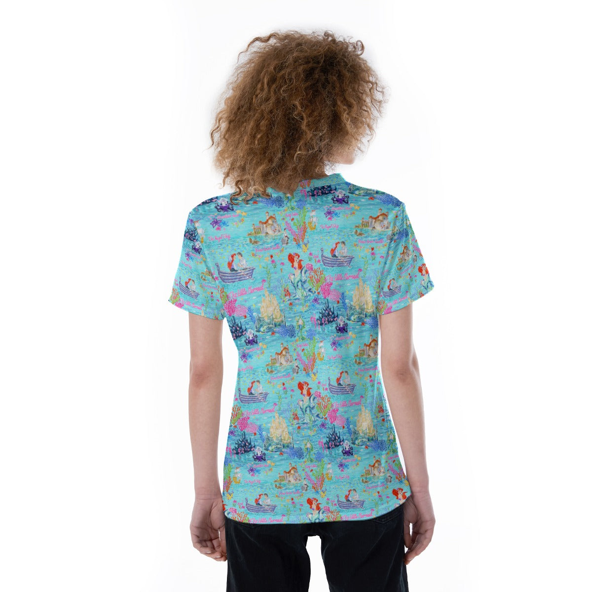 Ocean Wonderland Dreams - Women's Short Sleeve V-Neck T-Shirt