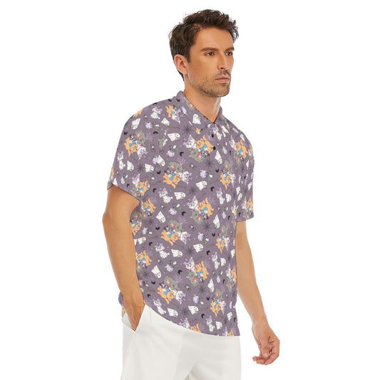 Spooky Fancy Felines - Men's Polo Shirt