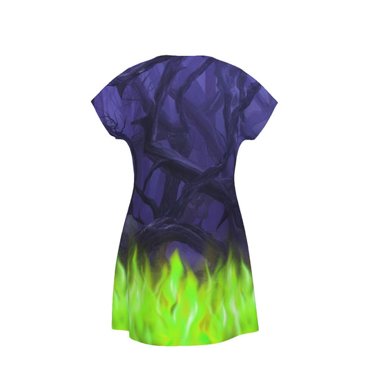 Enchanted Thorn Forest - Women's T-Shirt Dress