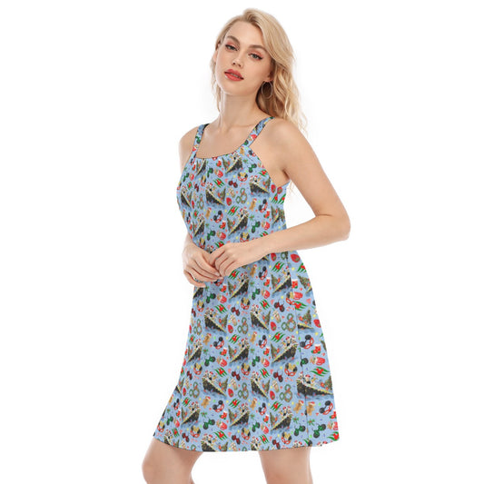 Very Merrytime Christmas Cruise - Women’s Adjustable Sundress