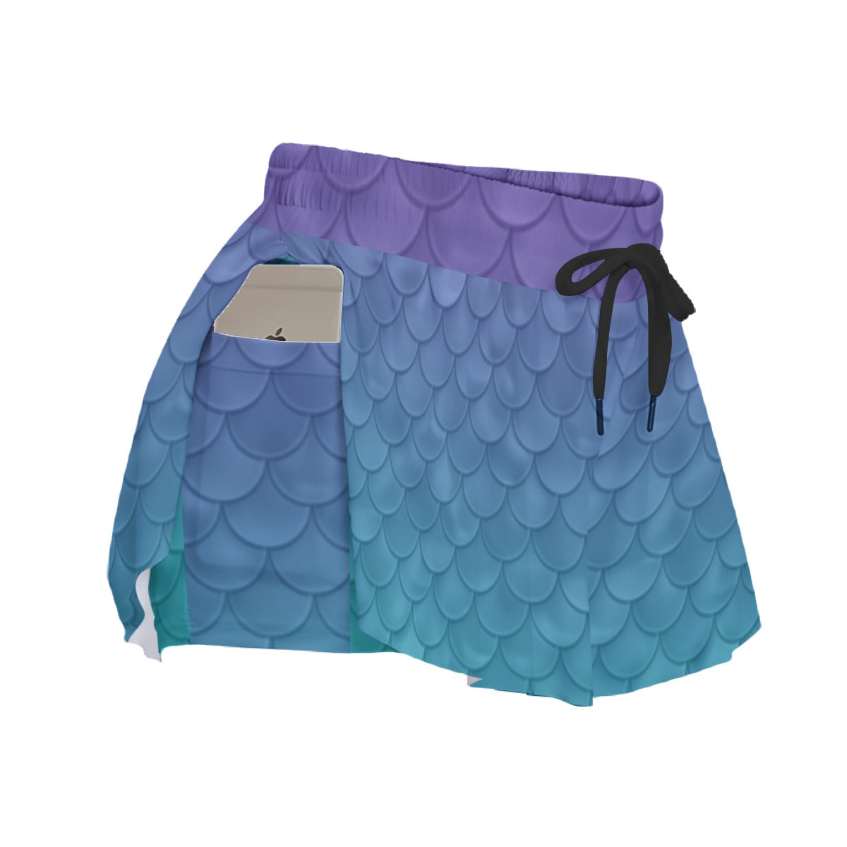 Dreamy Mermaid Scales - Women's Flowy Pocket Shorts