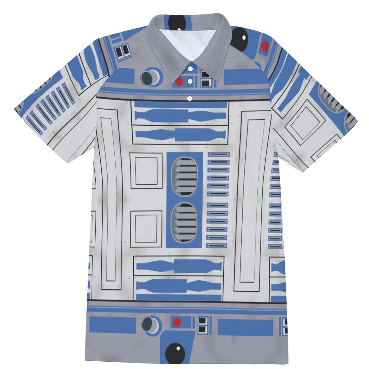 Little Blue Droid - Men's Polo Shirt
