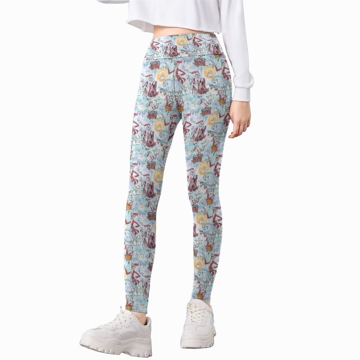 Santa Jack with Sally & Ghost Dog - Kid's Leggings