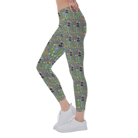 Bayou Princess Icons - Women's Yoga Leggings
