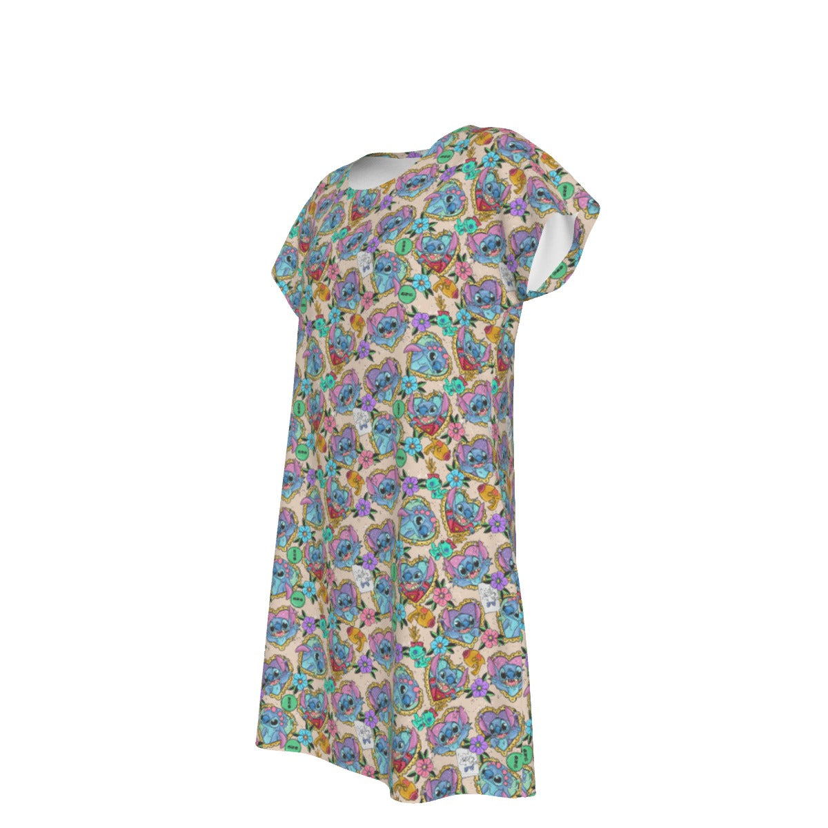 Tattoo Hearts Island Mischief - Women's T-Shirt Dress