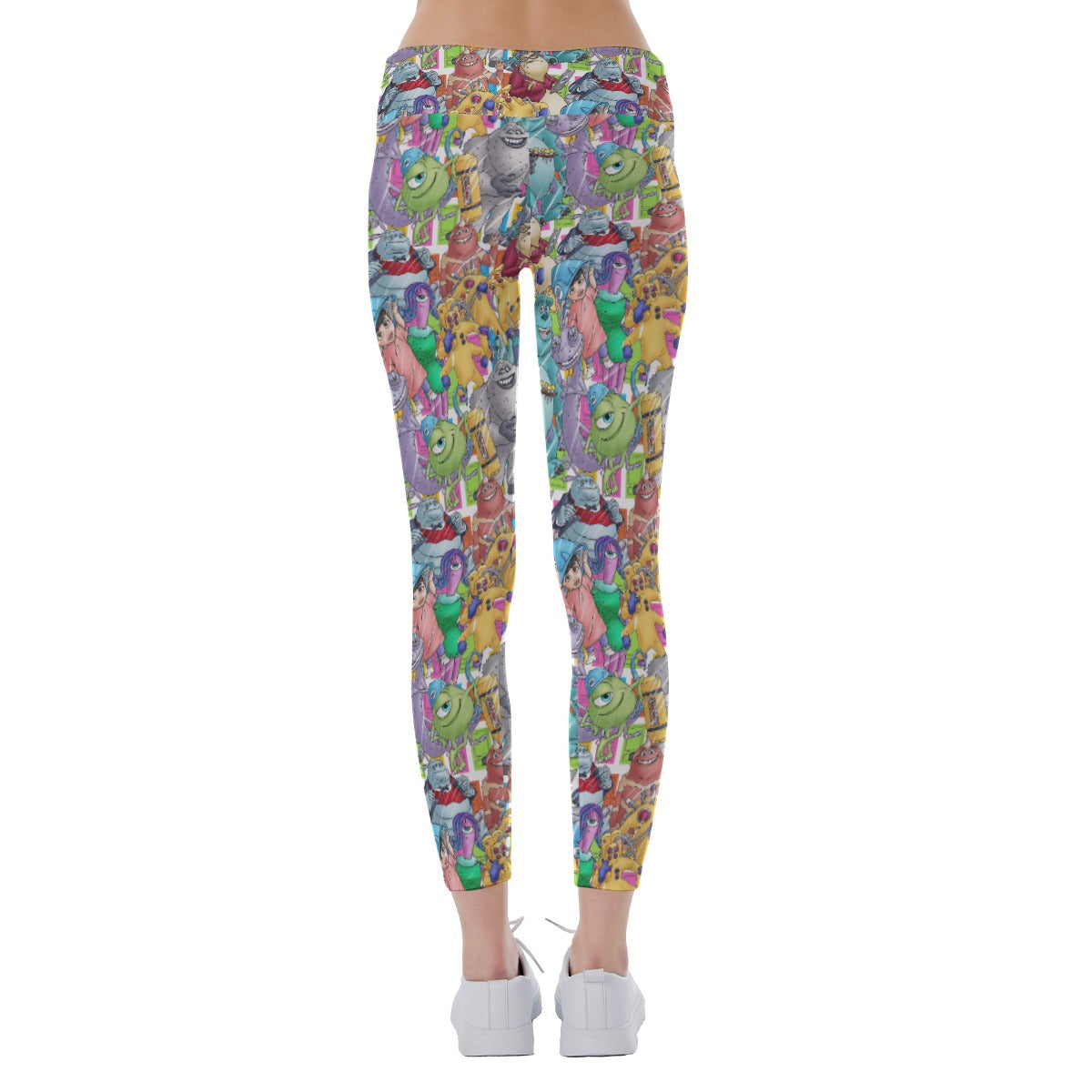 Monster Mayhem Sketched - Women's Yoga Leggings