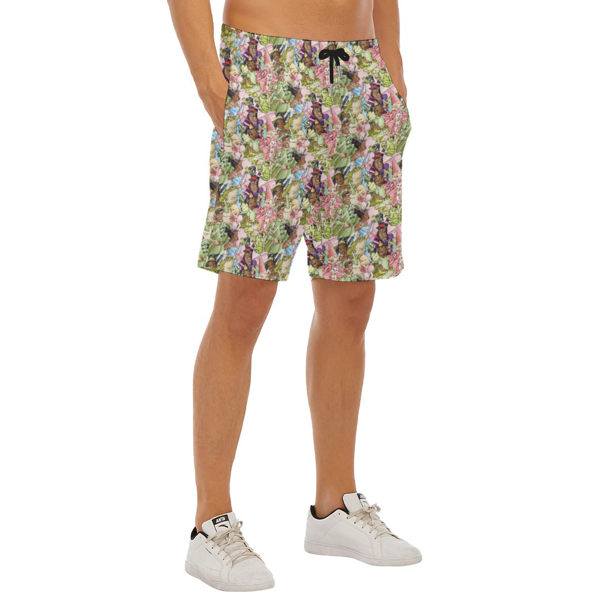 Bayou Royal Sketch - Men’s Pocket Beach Shorts