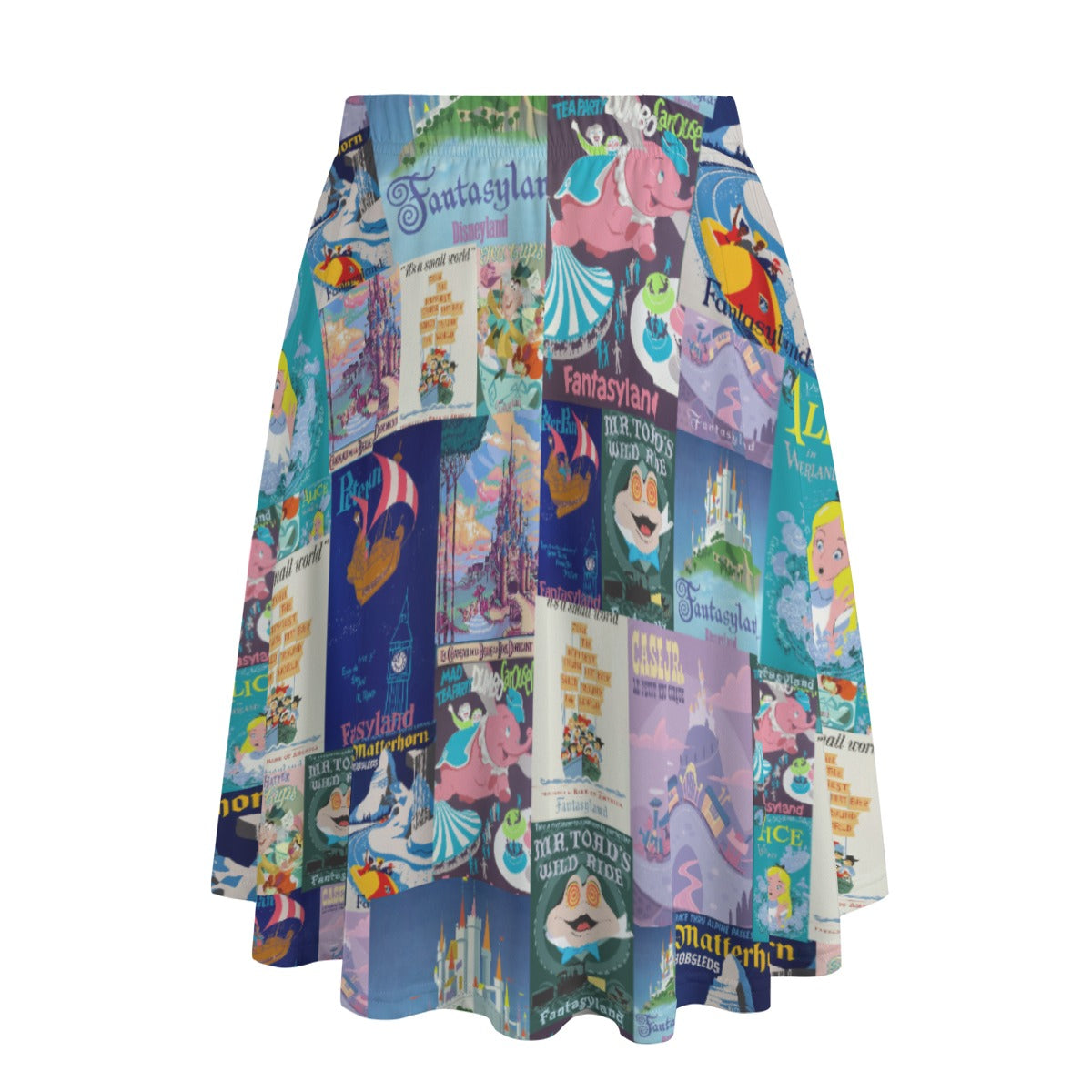 Vintage Fantasy Ride Posters - Women’s Pocket Midi Skirt