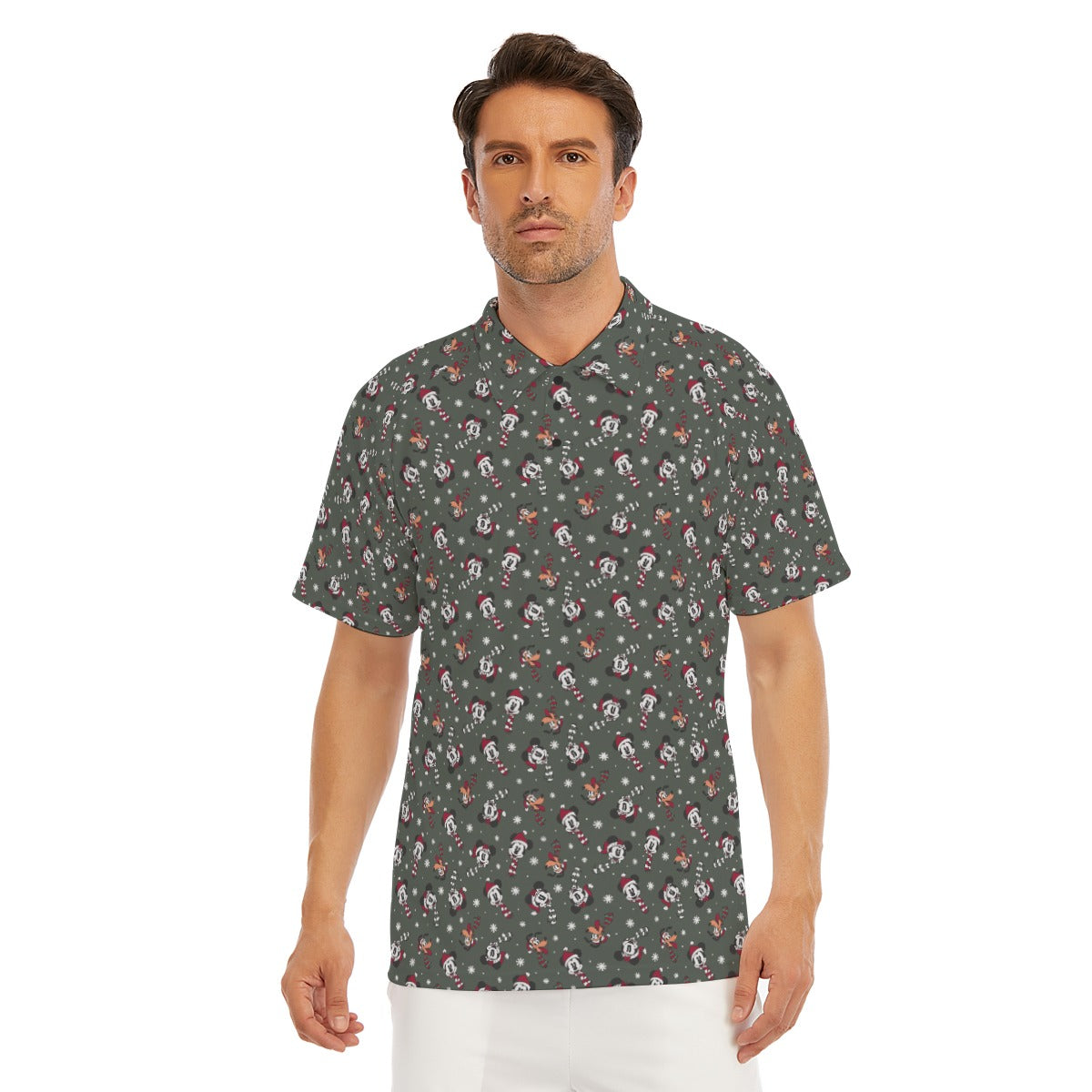 Vintage Holiday Friends - Men's Polo Shirt